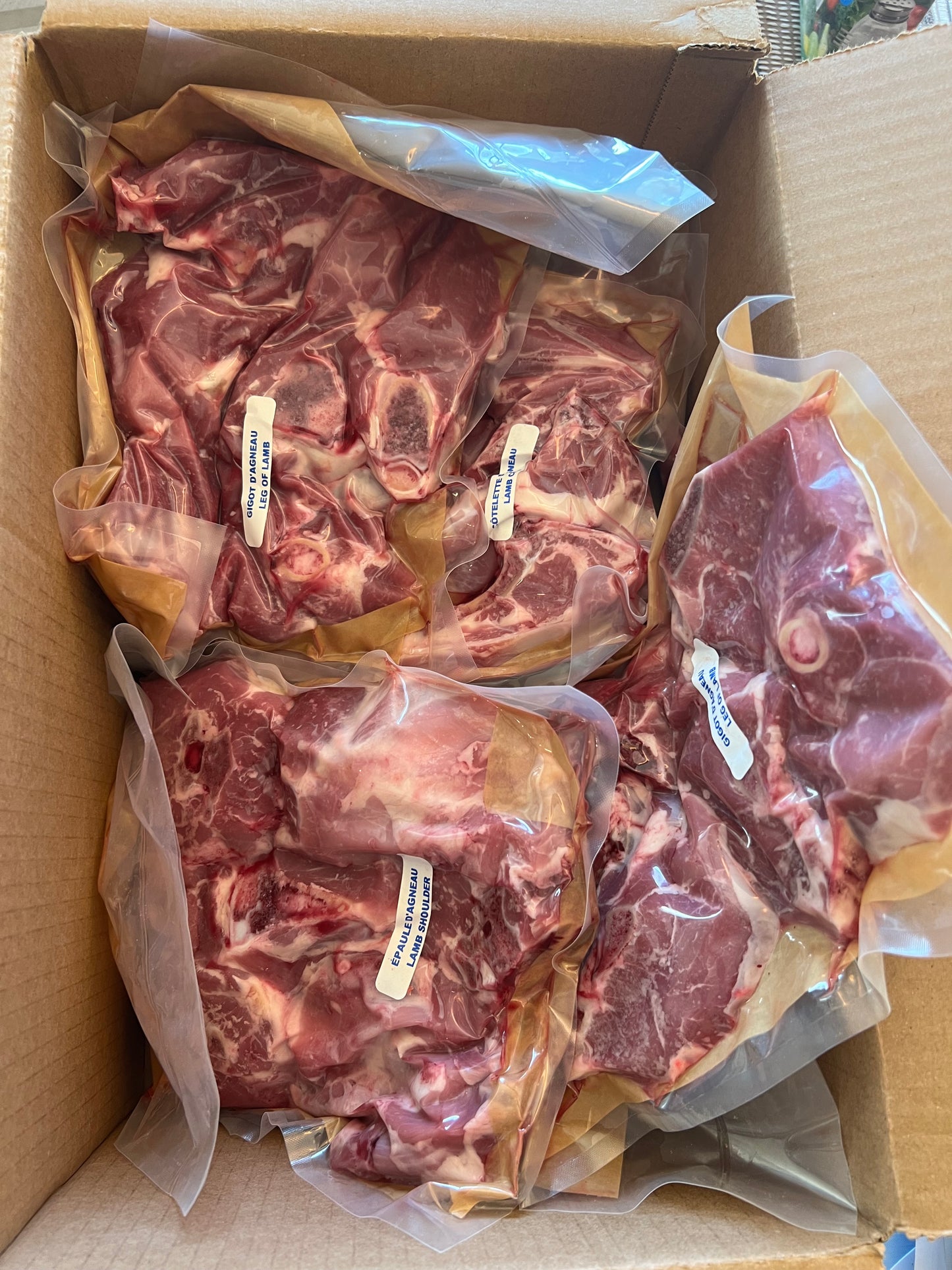 Agneau/Mouton (prix/kg)